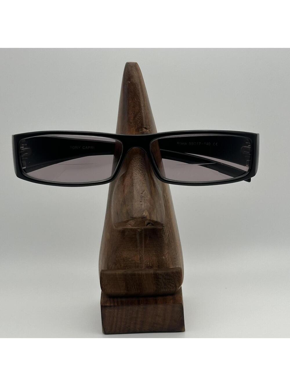 Tony Capri Black Rectangular Prescription Sunglasses Frames